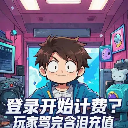 《登入開始計費?玩家罵完含淚充值》